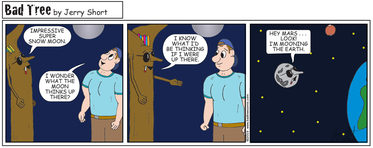 Bad Tree Comic - Super Snow Moon