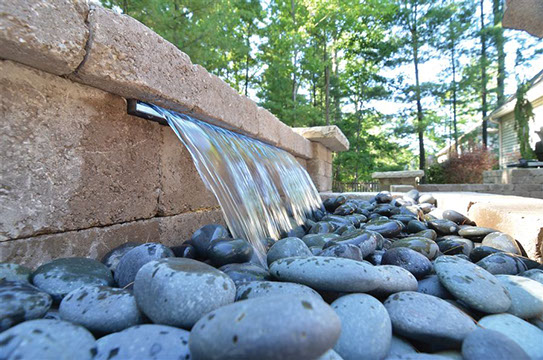 The Landscape Expo Located At Long Beach Convention Center - Retaining Wall Waterfall Kit
