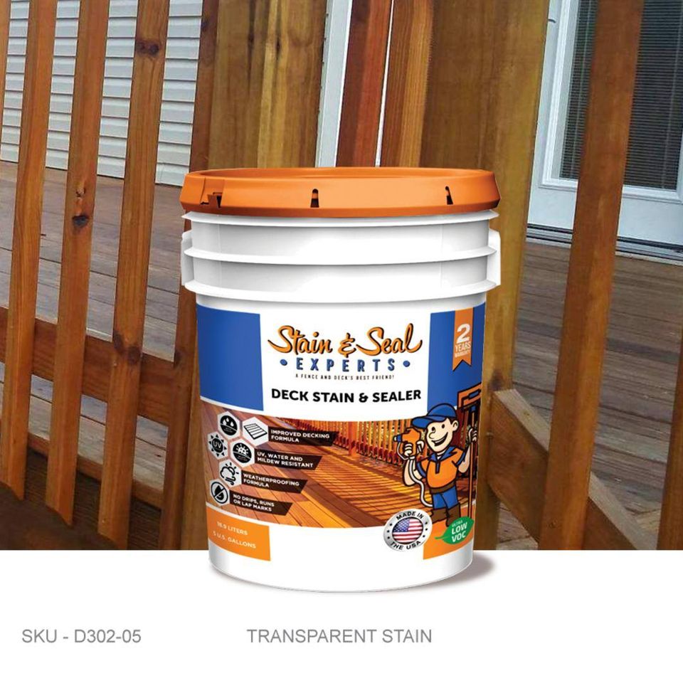 Fence Armor Stain & Seal Experts Deck Stain Transparent Landscape
