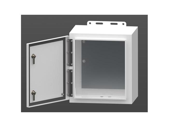 Ventev 18" x 16" x 12" Aluminum NEMA Enclosure with Solid Door, Latch